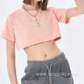 Vintage Sexy Cropped Navel Women's Cropped T-Shirt